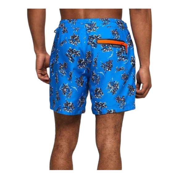 Superdry Other - NWT Superdry International Swim Short Deck Blue Palm Lined Mens XL